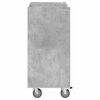 vidaXL Golf Schrank Mit Rad Uni Beton Grau 65 x 45 x 98 cm