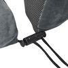vidaXL Reisekissen f&uuml;r den Hals Grau 27 x 26 x 14 cm Viscoschaum