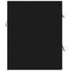 vidaXL Waschbeckenunterschrank Schwarz 60x38,5x48 cm Holzwerkstoff