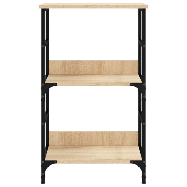 vidaXL Bücherregal Sonoma-Eiche 50x33x82 cm Holzwerkstoff