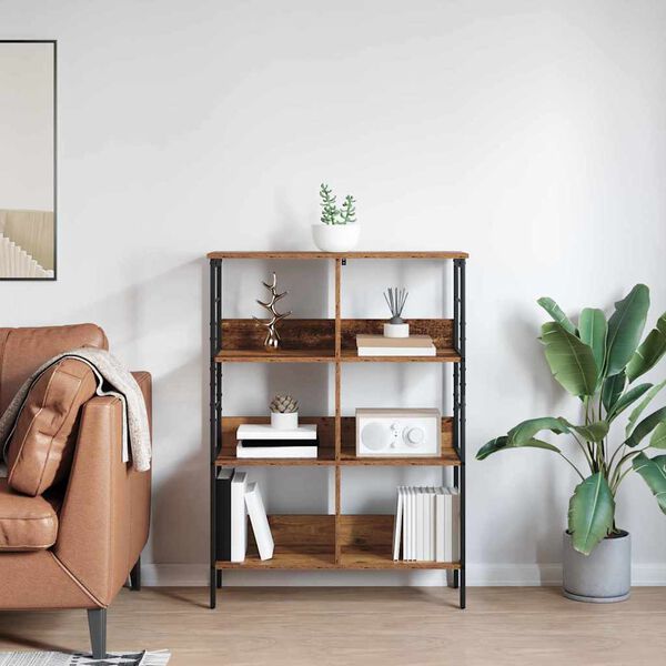 vidaXL B&uuml;cherregal Altholz 82 x 32 x 112 cm Holzwerkstoff