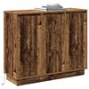 vidaXL LED-Sideboard Altholz 90 x 32 x 75 cm Holzwerkstoff