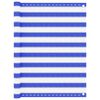 vidaXL Balkon-Sichtschutz Blau und Wei&szlig; 120x600 cm HDPE