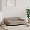 vidaXL Hundebett Cappuccino-Braun 90x53x30 cm Kunstleder