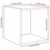 vidaXL Wandschrank mit Regal Altholz 37 x 37 x 37 cm Holzwerkstoff