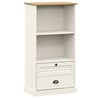 vidaXL B&uuml;cherregal VIGO 60x35x114,5 cm Massivholz Kiefer