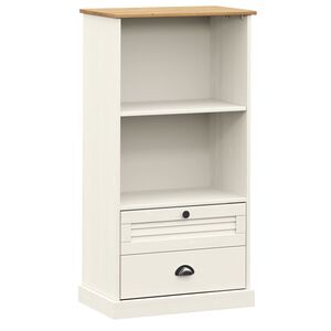 vidaXL B&uuml;cherregal VIGO 60x35x114,5 cm Massivholz Kiefer