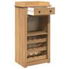 vidaXL Weinschrank Panama 57x40x111,5 cm Massivholz Kiefer