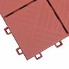 vidaXL Terrassenfliese 10 pcs Rot 30,5 x 30,5 x 2,2 cm Polypropylen
