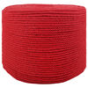 vidaXL Baumwollseil 6 mm 50 m Rot 100% Baumwolle