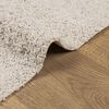 vidaXL Teppich Shaggy Hochflor Modern Creme 60x110 cm