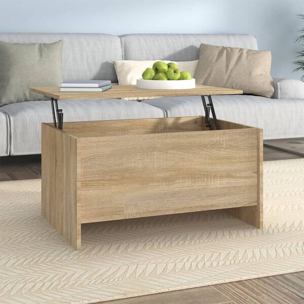 vidaXL Couchtisch Sonoma-Eiche 80x55,5x41,5 cm Holzwerkstoff