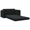 vidaXL Schlafsofa 60cm Schwarz Samt