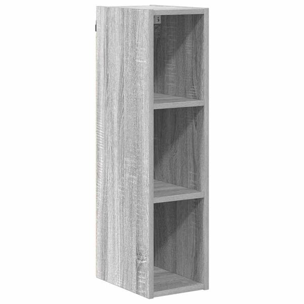 vidaXL H&auml;ngeschrank Graues Sonoma 20 x 29,5 x 80 cm Holzwerkstoff