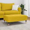 vidaXL Fu&szlig;hocker Gelb 77x55x31 cm Samt