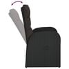 vidaXL 7-tlg. Garten-Essgruppe mit Kissen Schwarz Poly Rattan