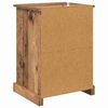 vidaXL Nachttisch mit Schubladen Altholz 43 x 36 x 60 cm Holzwerkstoff