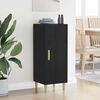 vidaXL Sideboard Schwarz Eichen-Optik 34,5 x 34 x 90 cm Holzwerkstoff