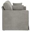 vidaXL Sofa Hellgrau Gesamtabmessungen: 138 x 78 x 80 cm (B x T x H)