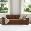 vidaXL 3-Sitzer-Sofa Braun 180 cm Kunstleder