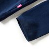 Kinder-Langarmshirt Marineblau 128