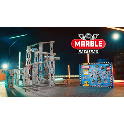 Marble Racetrax Kugelbahn-Set 32 Blatt 5 m