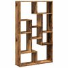 vidaXL B&uuml;cherregal Altholz-Optik 72x20x120,5 cm Holzwerkstoff