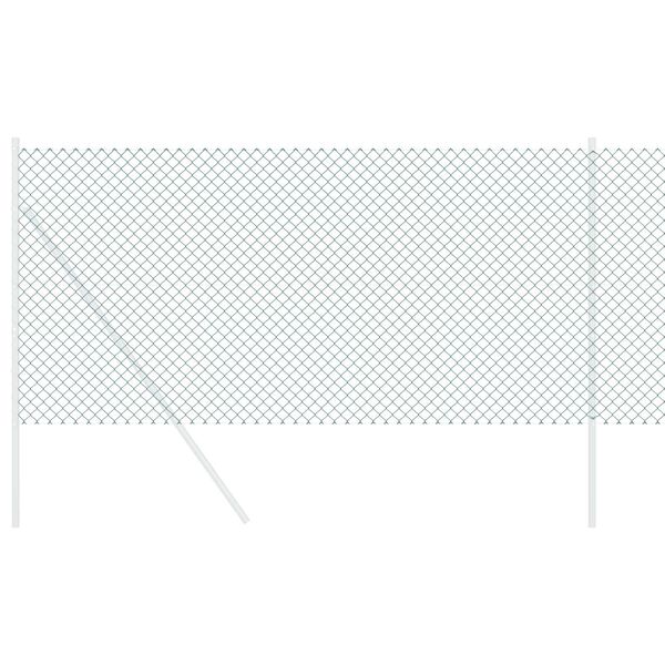 vidaXL Kettenzaun Gr&uuml;n 10 x 0,4 m Stahl