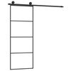 vidaXL Schiebet&uuml;r mit Beschlag 76x205 cm ESG-Glas & Aluminium