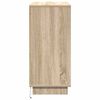 vidaXL LED-Sideboard Sonoma-Eiche 71 x 34,5 x 75 cm Holzwerkstoff