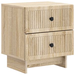 vidaXL Nachttisch Sonoma-Eiche 43 x 34,5 x 47,5 cm Holzwerkstoff