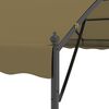 vidaXL Pavillon 4x3x2,6 m Taupe 180 g/m²