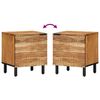 vidaXL Nachttisch 40x33x46 cm Massivholz Akazie