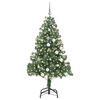 vidaXL Weihnachtsbaum mit 300 LEDs mit St&auml;nder Gr&uuml;n 180 cm PVC
