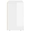 vidaXL Sideboard Hochglanz Wei&szlig; 80,5 x 35 x 59 cm Holzwerkstoff