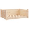 vidaXL Hundebett 75,5x55,5x28 cm Massivholz Kiefer