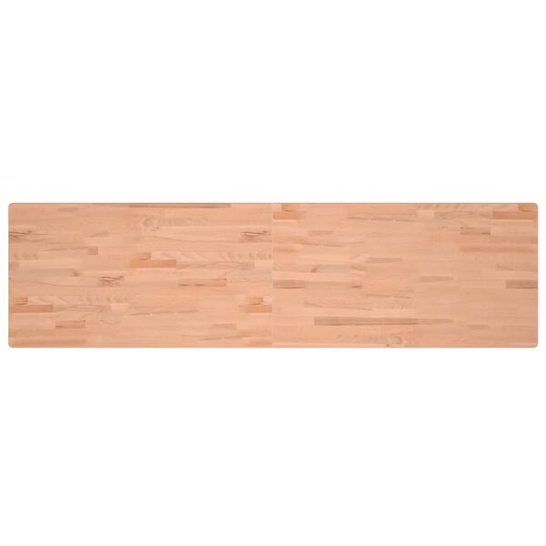vidaXL Schreibtischplatte 200x55x2,5 cm Massivholz Buche