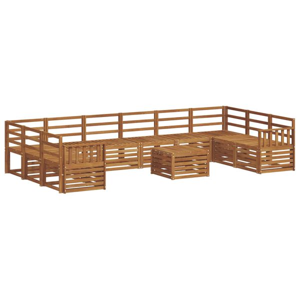 vidaXL Sofagarnituren Natur Massivholz Akazie