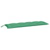 vidaXL Gartenbank-Auflagen 2 Stk. Grün 150x50x7 cm Oxford-Gewebe