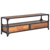 vidaXL TV-Schrank mit 2 Schubladen 120x30x40 cm Massivholz Kiefer