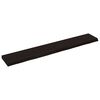 vidaXL Wandregal Dunkelbraun 180x30x(2-6)cm Massivholz Eiche Behandelt