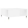 vidaXL Couchtisch Wei&szlig; 80x80x36,5 cm Holzwerkstoff