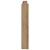 vidaXL Kopfteil Artisan-Eiche 200 x 15 x 103,5 cm Holzwerkstoff