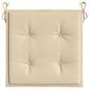 vidaXL Gartenstuhl-Kissen 6 Stk. Beige 50x50x4 cm Oxford-Gewebe