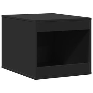 vidaXL Katzenklo Schwarz 47x59x42 cm Holzwerkstoff