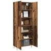 vidaXL Highboard Wandmontiert Altholz 69,5 x 34 x 180 cm Holzwerkstoff