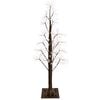 vidaXL Sternen-Weihnachtsbaum Braun 120 cm Kunststoff 240 LEDs