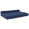 vidaXL Modulares Sofa 4 pcs Indigo Stoff