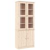 vidaXL Vitrinenschrank ALTA 77x35x186,5 cm Massivholz Kiefer