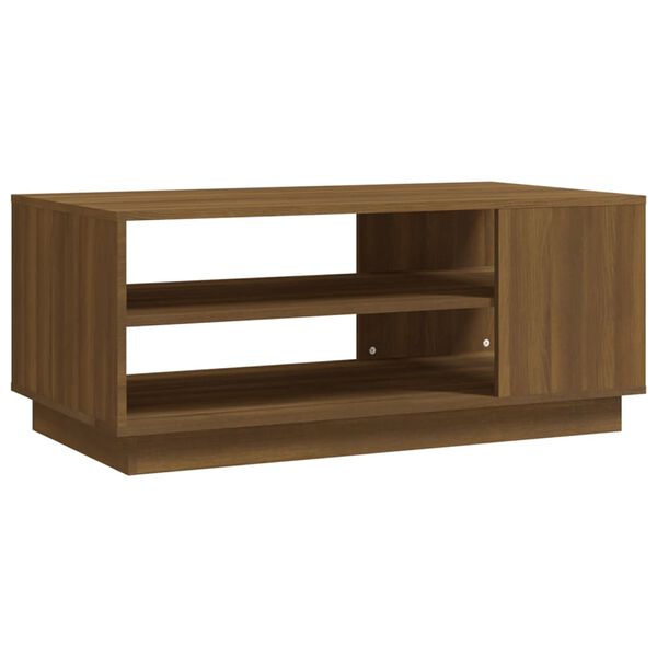 vidaXL Couchtisch Braun Eichen-Optik 102x55x43 cm Holzwerkstoff